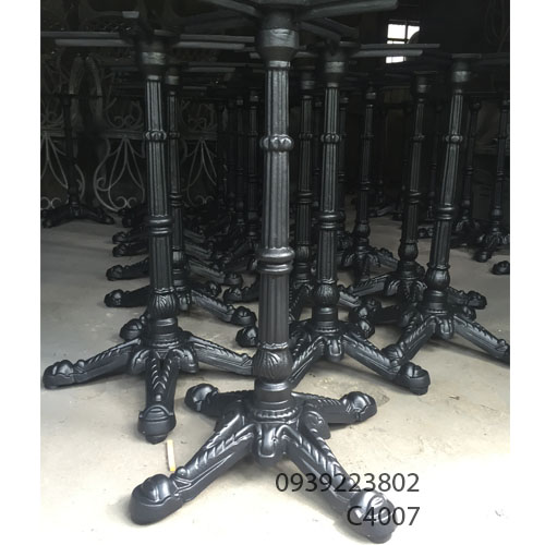 Bàn cafe 4 chân đầu lân kiểu pháp C4 007
